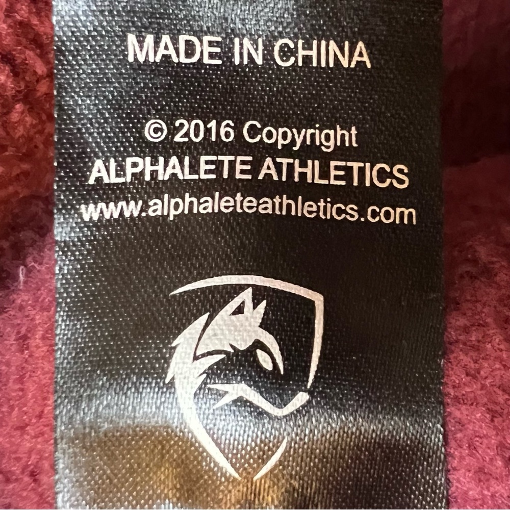 Alphalete Women Maroon Sweatshirt Crewneck Sz Small Pullover Athleisure Gym Cozy - Picture 5 of 7